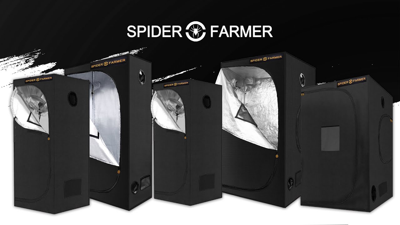 Upgraded Spider Farmer grow tent Super Reflective