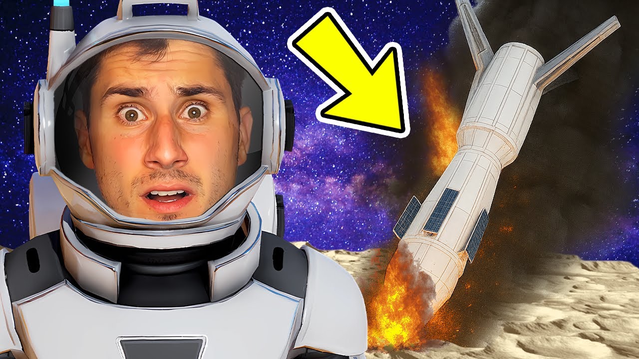 I Was STRANDED on The Moon for 100 Days! | Planet Crafter