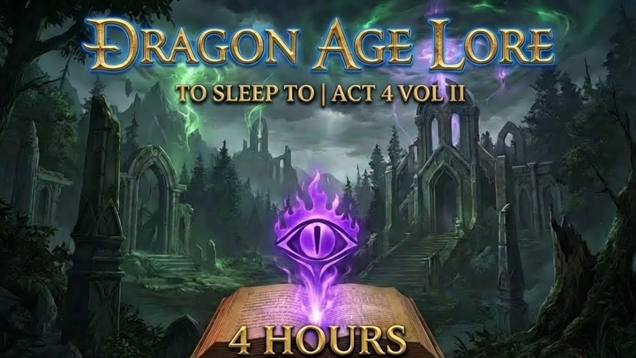 4 Hours Of Dragon Age Lore To Fall Asleep To | Act 4 Vol II: The Lyrium Veins and the Heart Of Stone