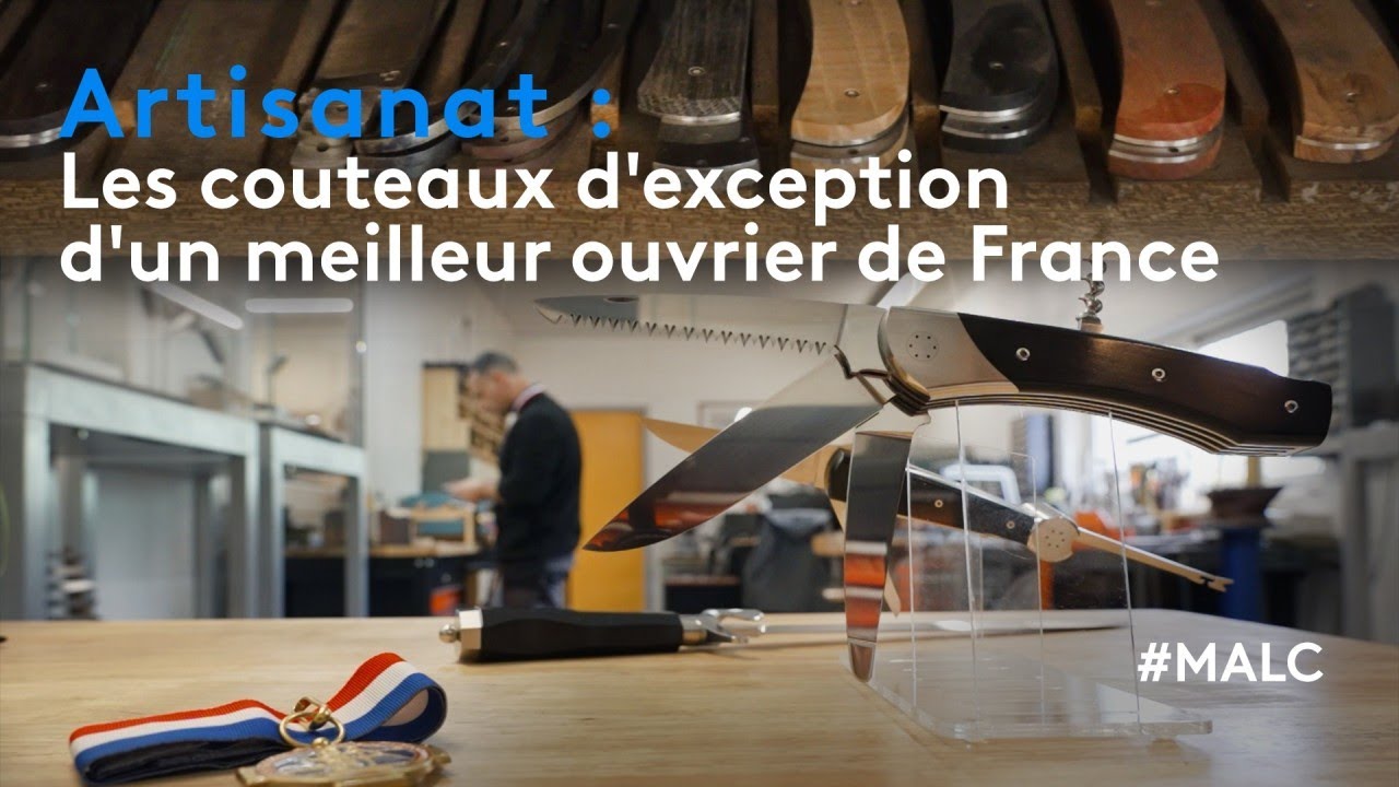 Artisanat : les couteaux d'exception d'un meilleur ouvrier de France