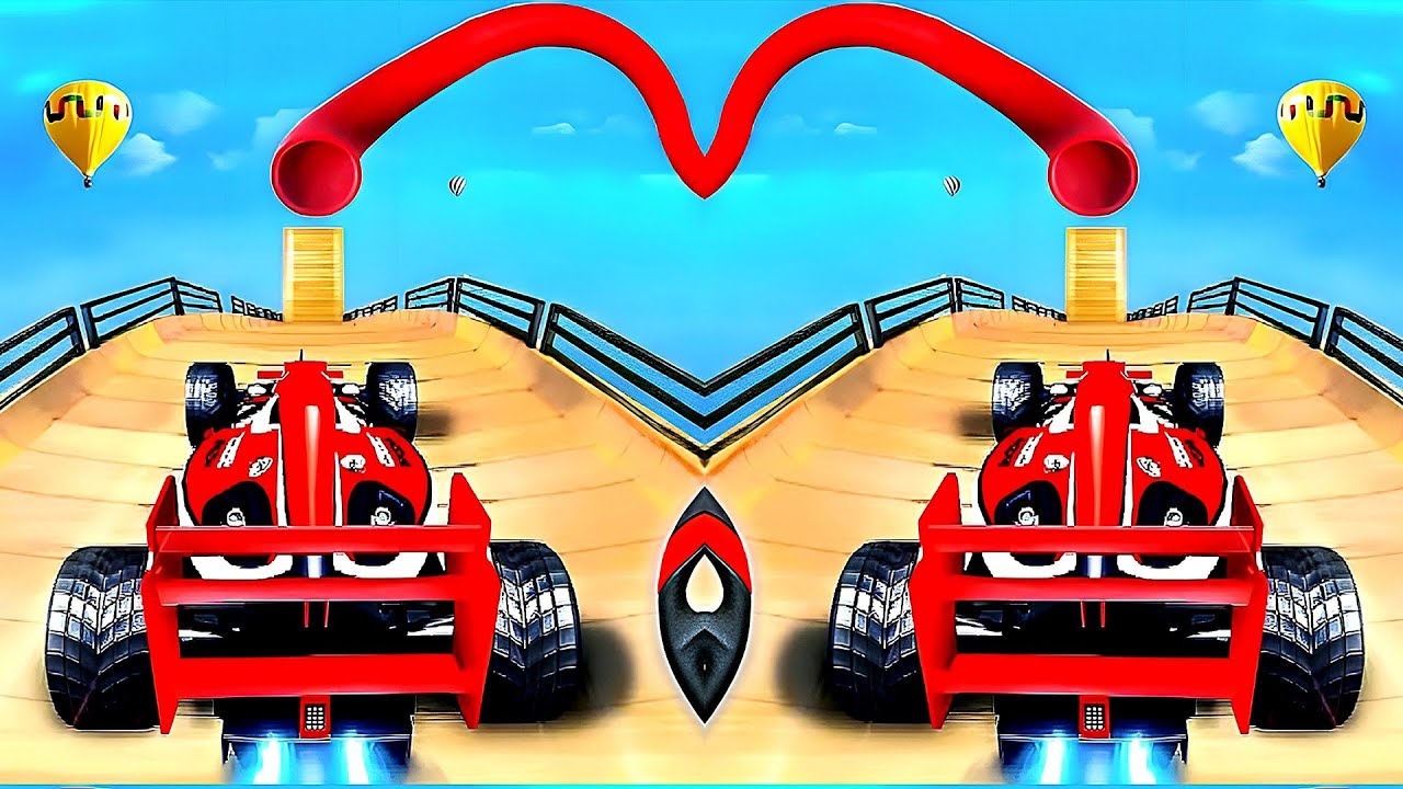 Impossible Formula Car Stunts Simulator 2024 - Impossible Car Mega Ramp Simulator 2024 - GamePlay