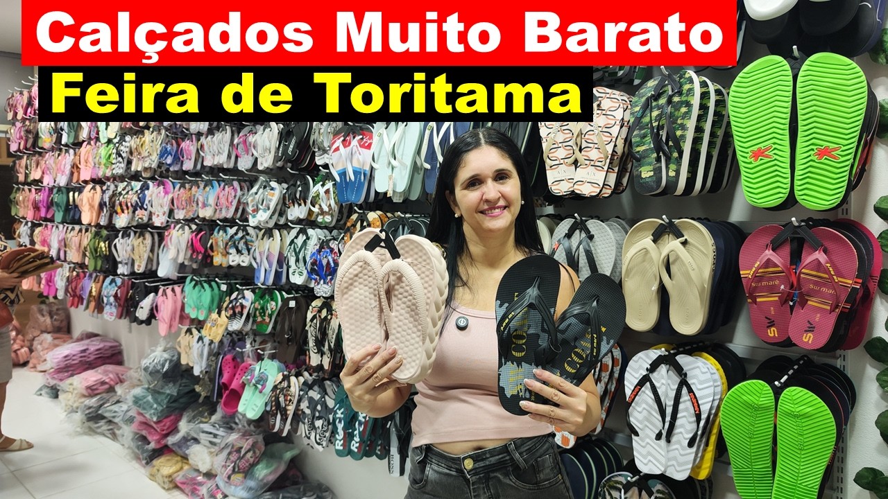 CONHEÇA O GRANDE FORNECEDOR DE CALÇADOS NA FEIRA DE TORITAMA PE