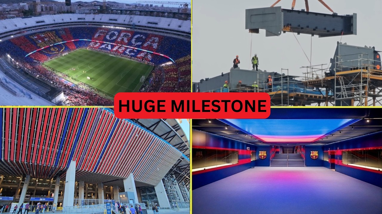 Camp Nou MASSIVE Update: Compression Ring Rising FAST & New Facade Reveal!