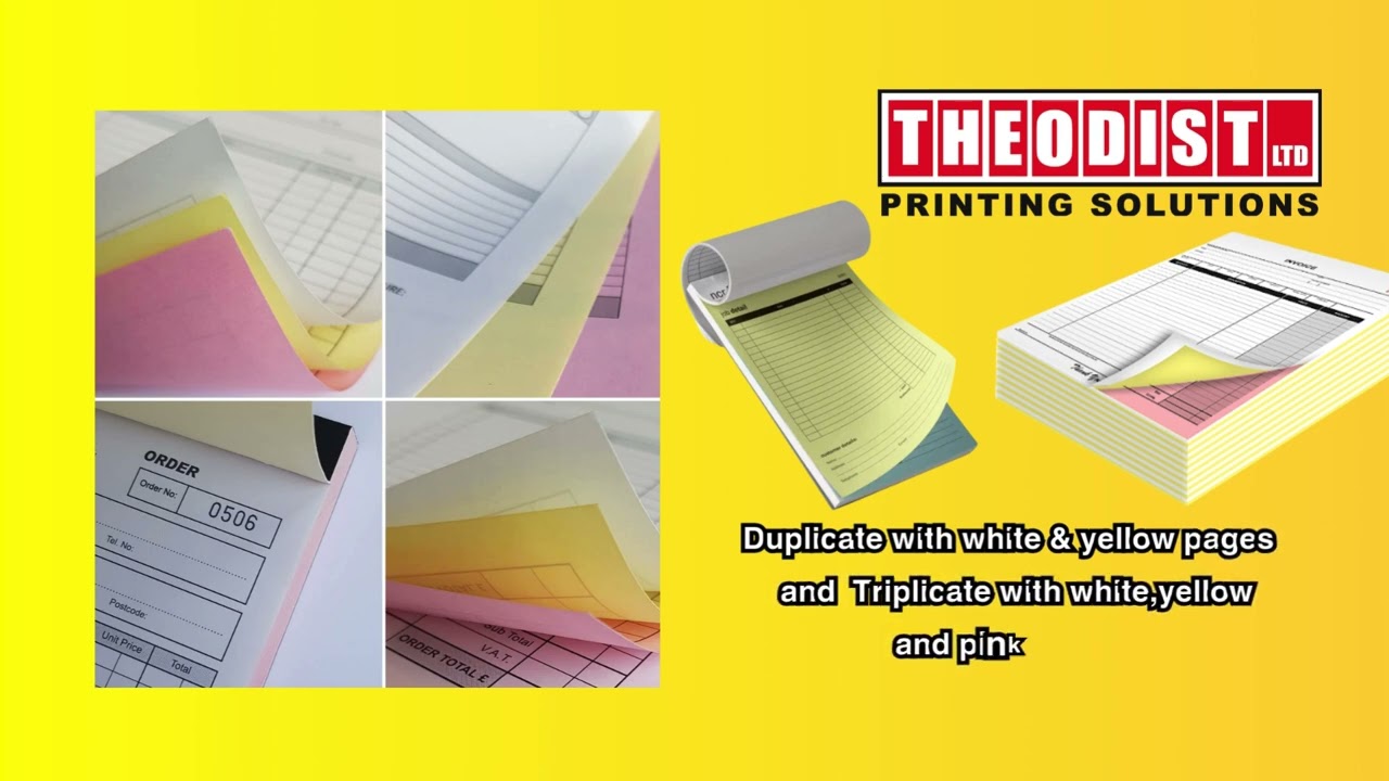 Custom Carbonless Order Books &ndash; Designed for Your Business!