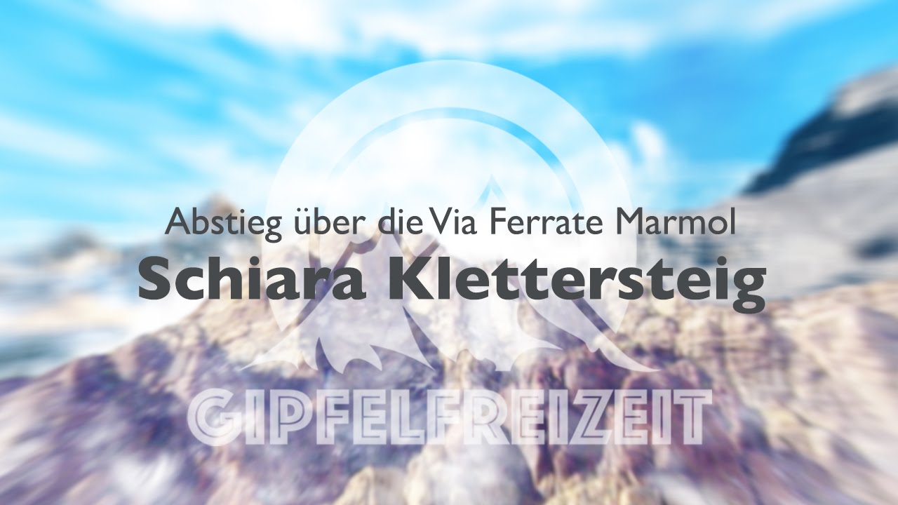 Abstieg von der Schiara &uuml;ber den Klettersteig Via Ferrata Marmol auf dem Traumpfad M&uuml;nchen-Venedig