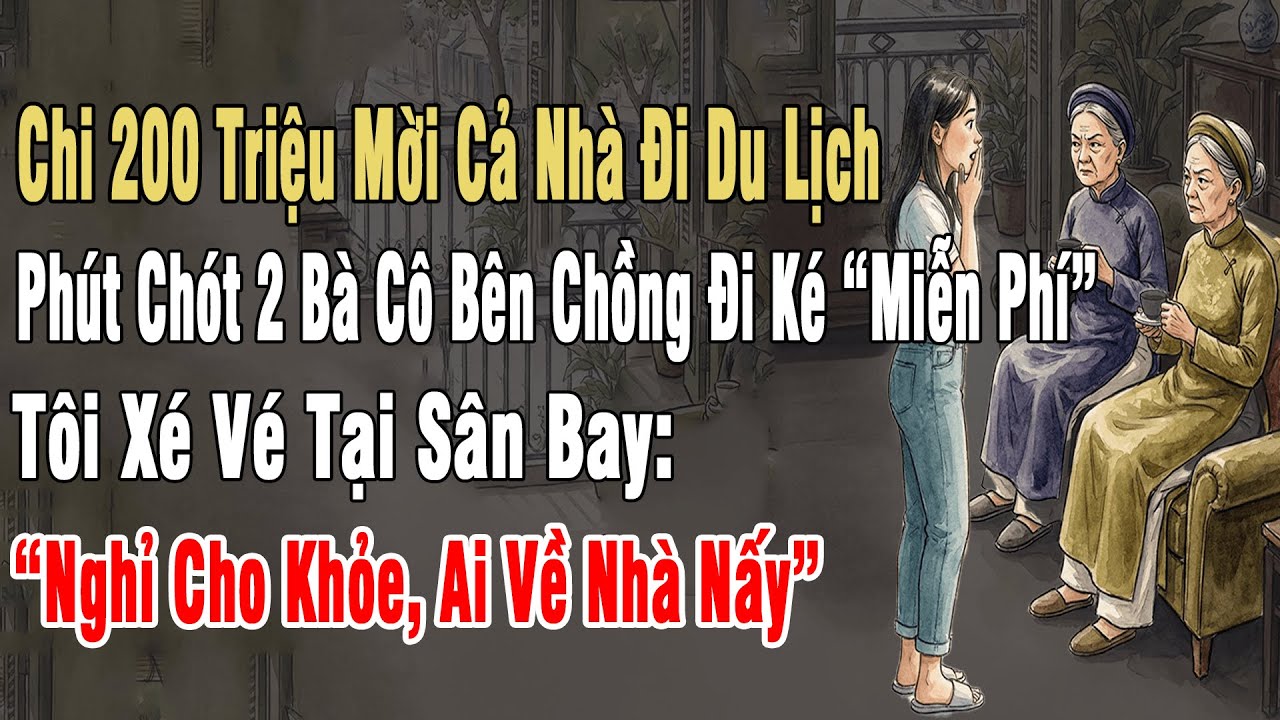 Chi 200 Triệu Mời Cả Nhà Du Lịch, Mẹ Ck Thêm 2 Bà Cô Đi Chùa, Tôi Xé Vé Ngay Sân Bay:“Nghỉ Cho Khỏe