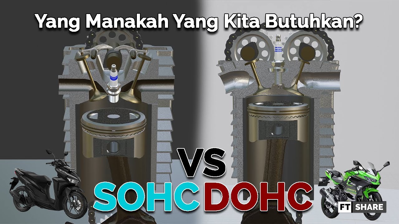 SOHC VS DOHC | Manakah Yang Lebih Unggul?