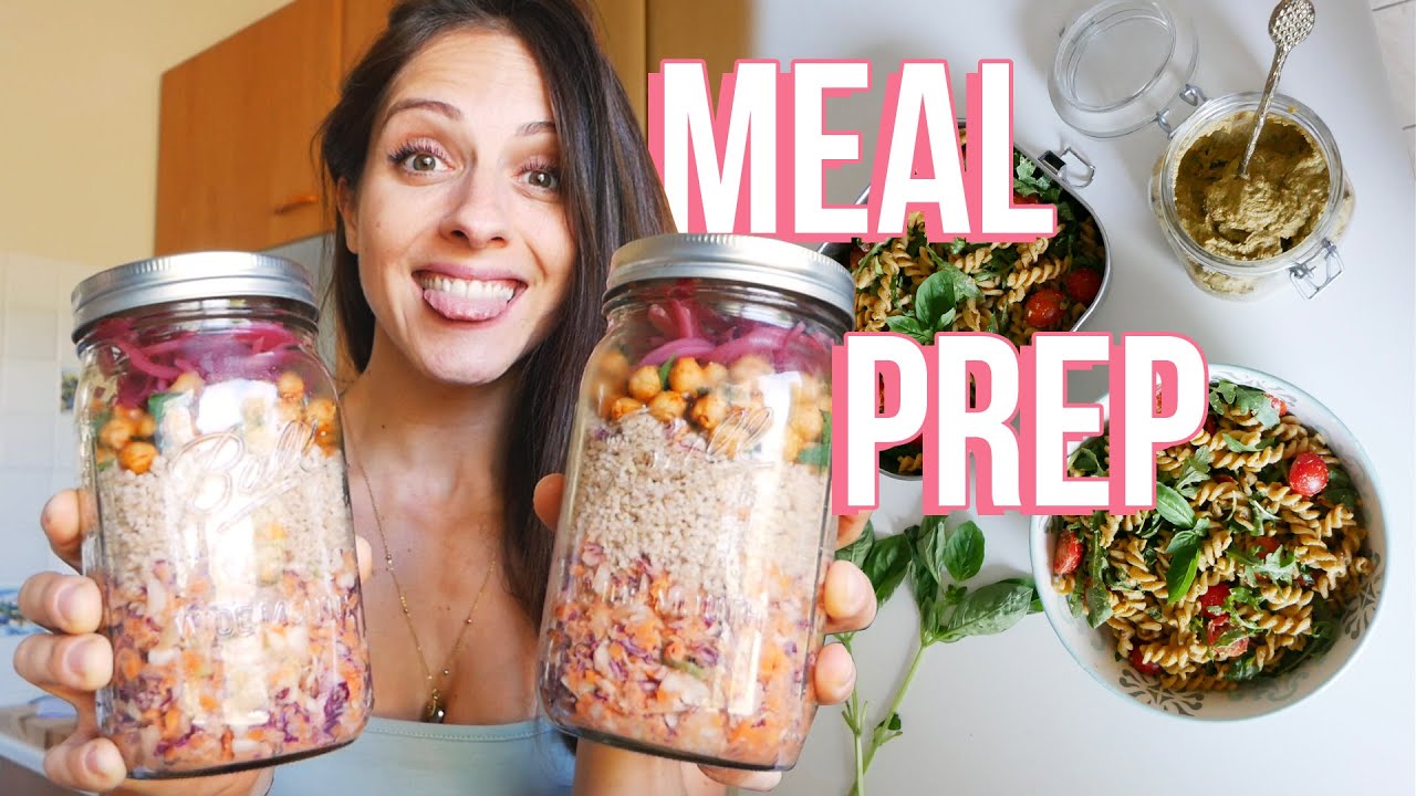 3 repas généreux et gourmands à préparer à l’avance et à emporter ** MEAL PREP VEGAN 🌱