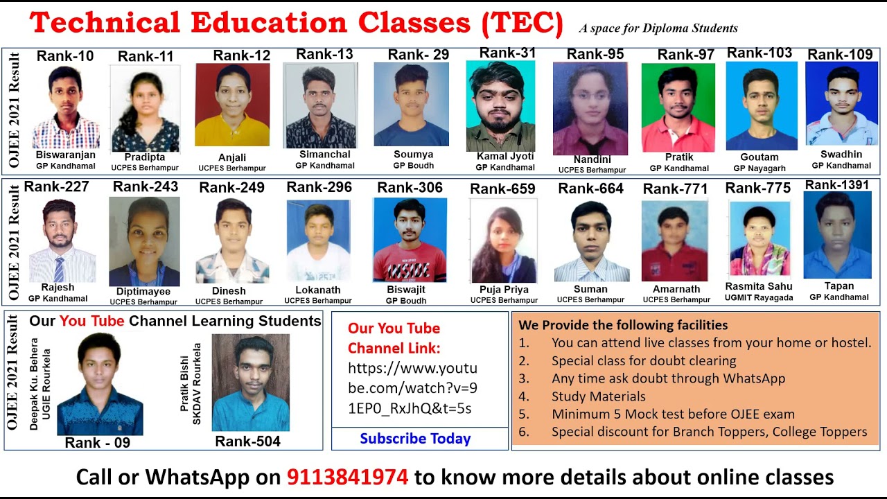 Our OJEE 2021 Results