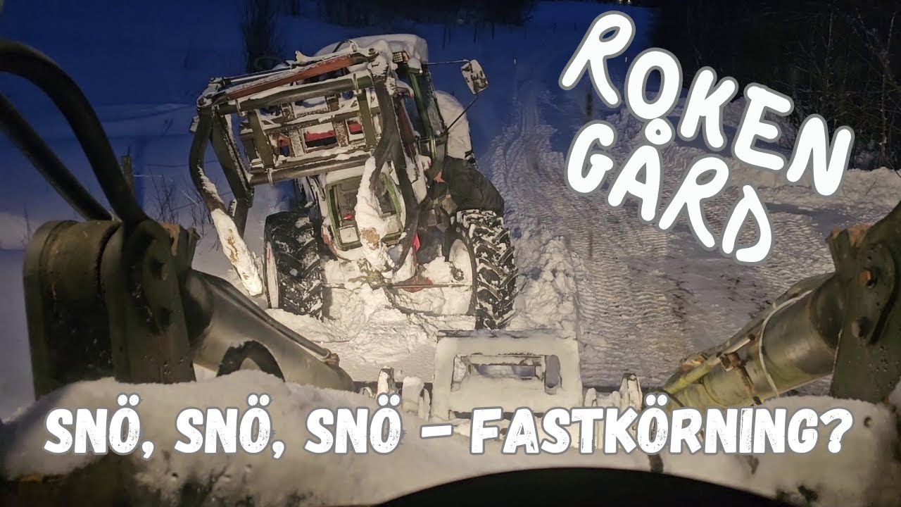 Roken Gård - Snöstorm & Fastkörning