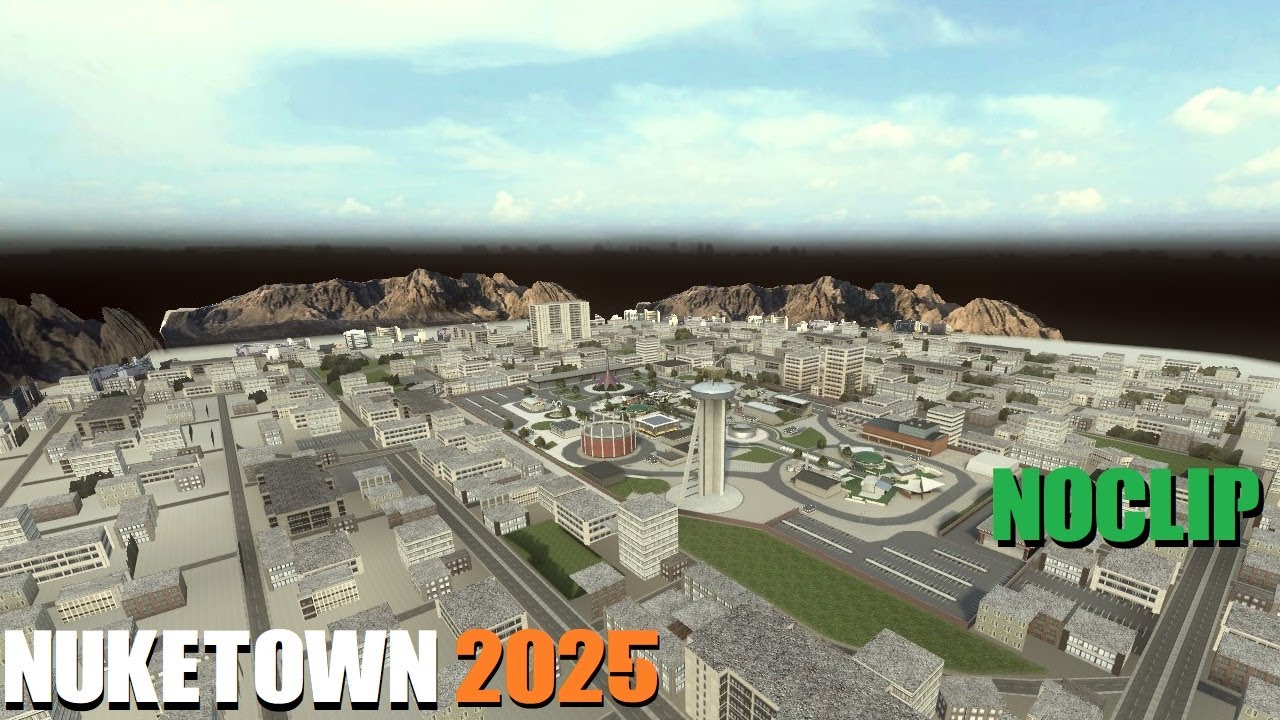 Call of duty Black Ops 2 - Nuketown 2025 out of bounds