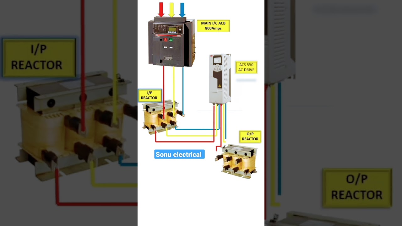 @#ACB REACTOR // ACS 550 AC drive I/P REACTOR // AND O/P REACTOR  Sonu electrical