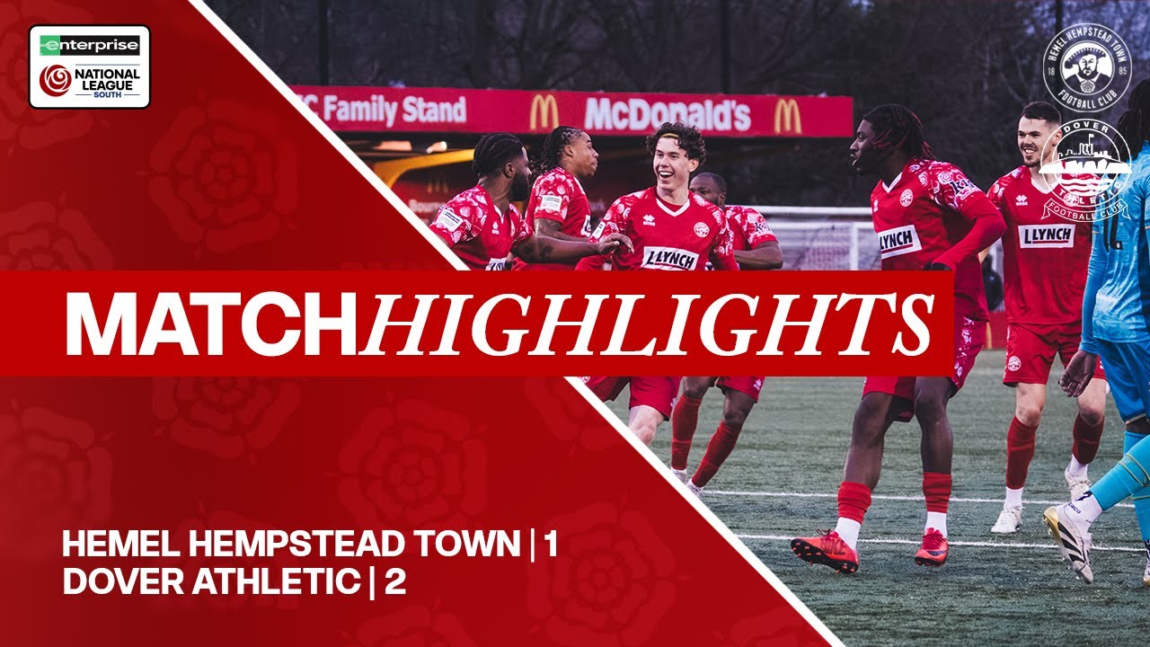 MATCH HIGHLIGHTS | Hemel Hempstead 1 - 2 Dover Athletic | NLS | Kyle Ajayi Guest Commentary
