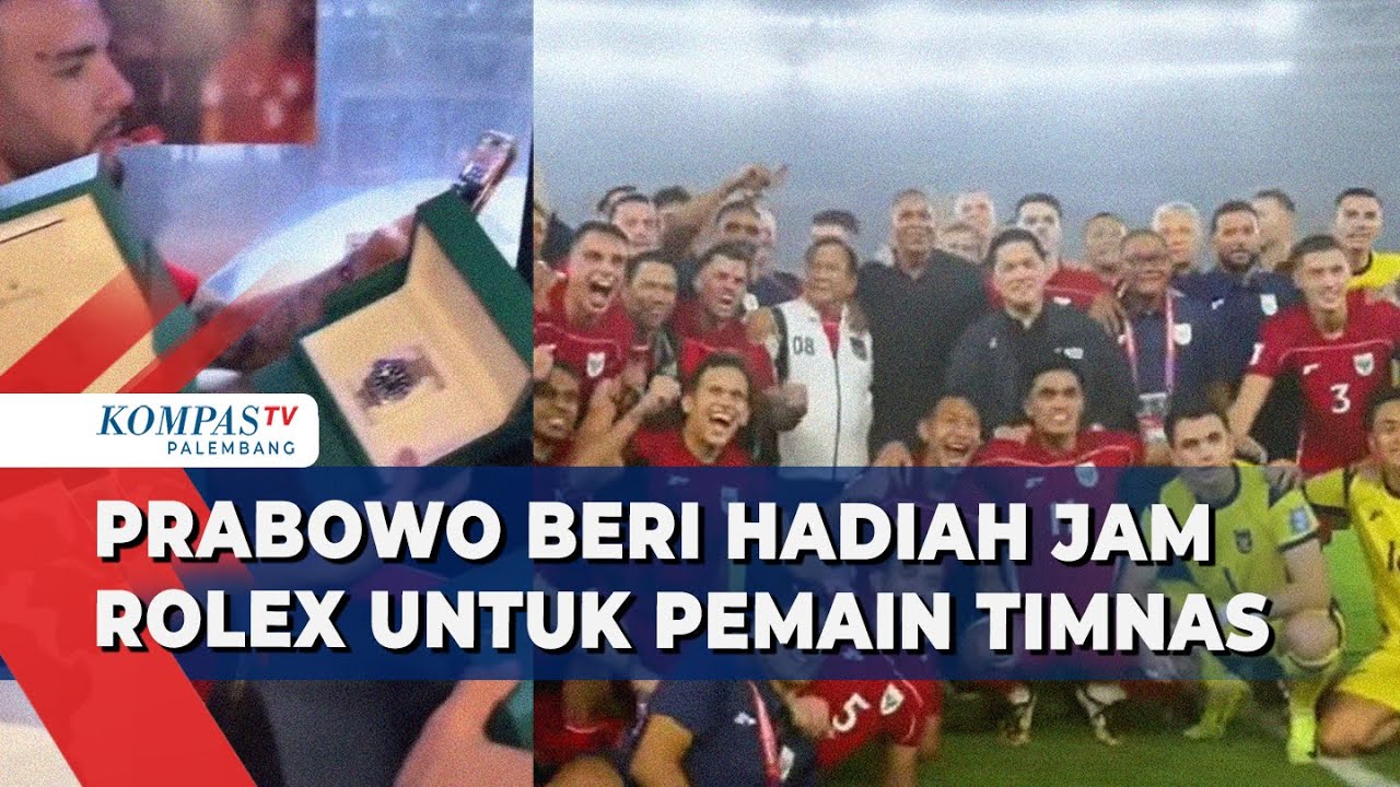 Presiden Makan Bareng Pemain Timnas, Beri Hadiah Jam Rolex
