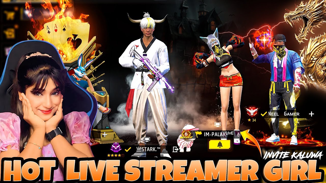Biggest Youtube Live Steamer😱Girl Vs Kaluwa On Live Stream Open Challenge आजा Noob😤1 vs 4 में !!