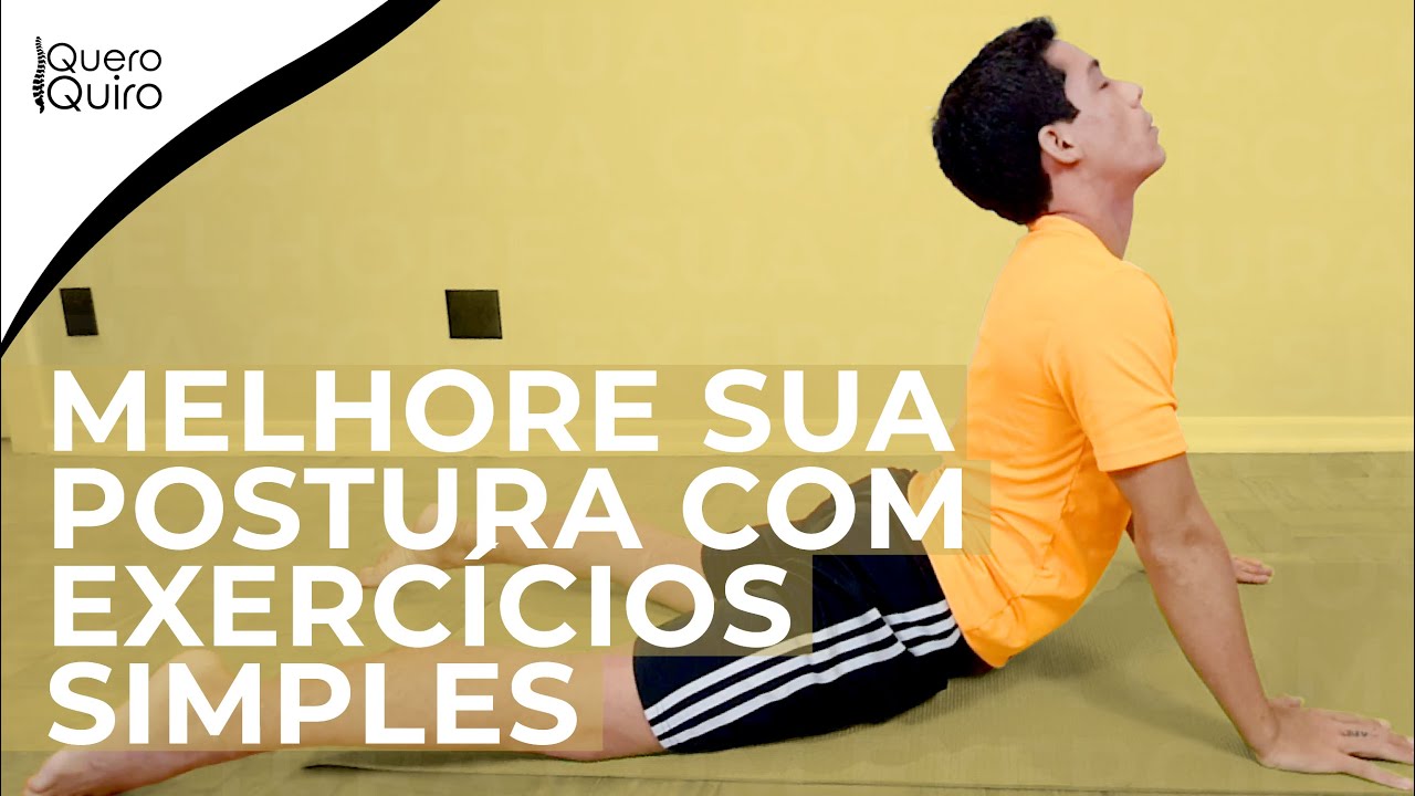 Exercícios pra quarentena - Aula 5 Corrigindo sua má postura! #treinecomigo