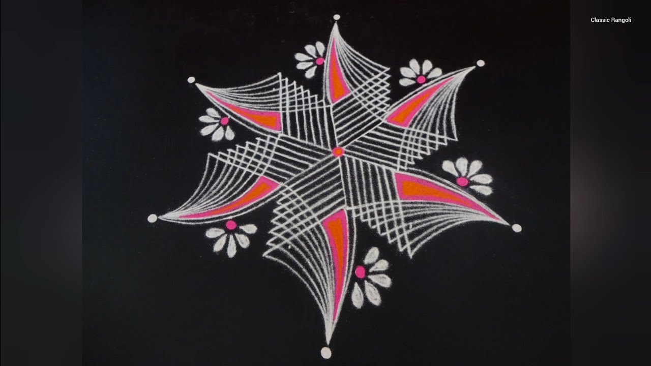 Easy Padi Kolam / Simple kolam / Friday Padi Kolam / Vaigasi Maadha Kolam / Classic Rangoli