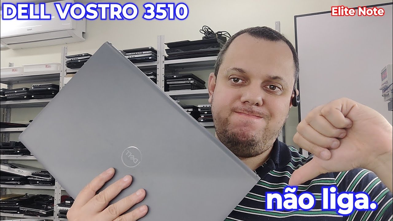 DELL VOSTRO 15 3510 LED PISCANDO, DANDO CODIGO DE ERRO 1 LARANJA E 5 BRANCO ERRO DE SIO.