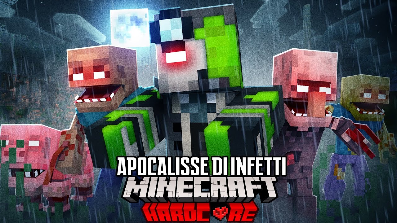 SOPRAVVIVO all'apocalisse ZOMBIE con i MIEI AMICI su MINECRAFT!!