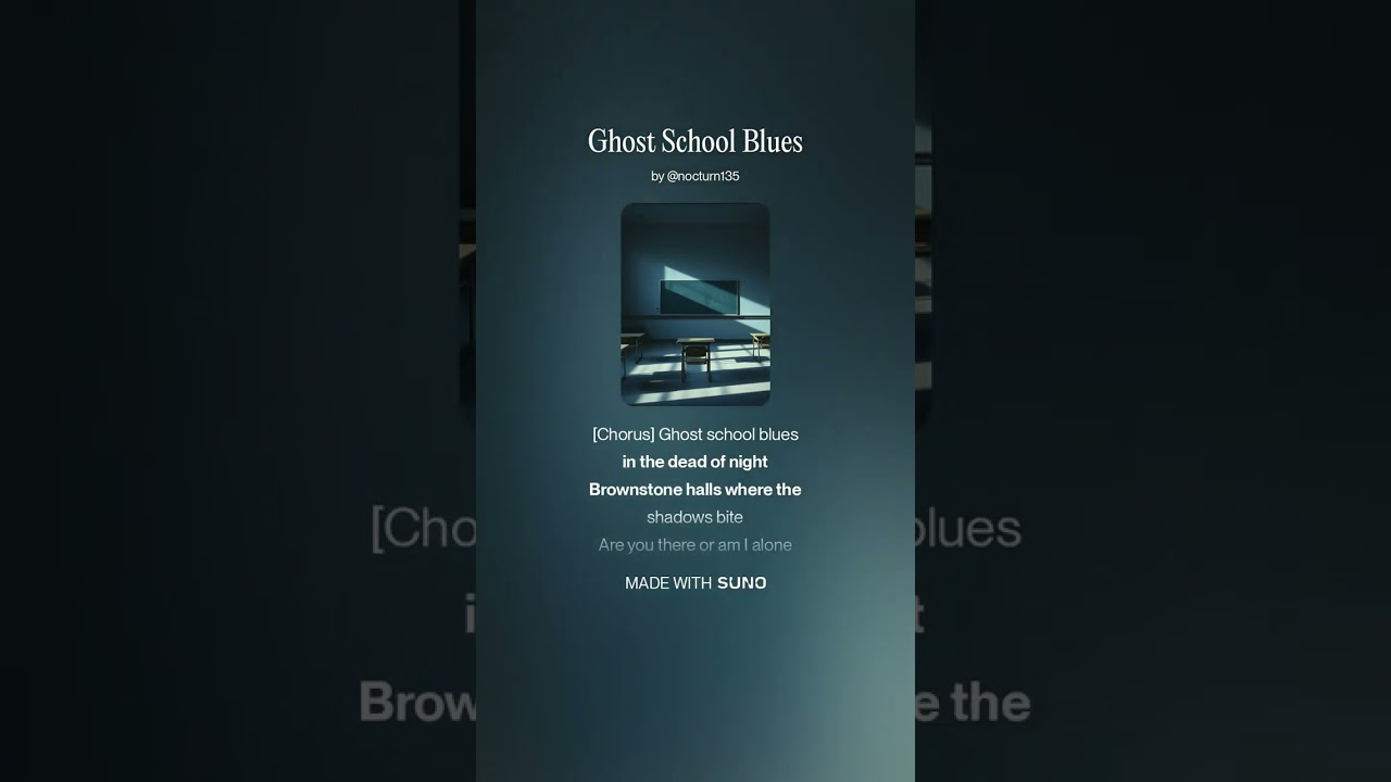 Ghost School Blues Alt