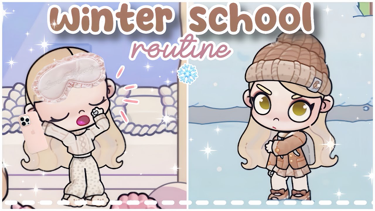 Winter School Morning Routine 🌨️📚 | Avatar World 