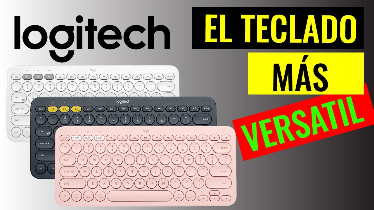 ⌨️ LOGITECH K380 ESPAÑOL 🔥 COMO CONECTAR 3 A LA VEZ 📱 ANDROID 🖥️ IPAD IPHONE 💻PC MAC [MANUAL USO] 🔥
