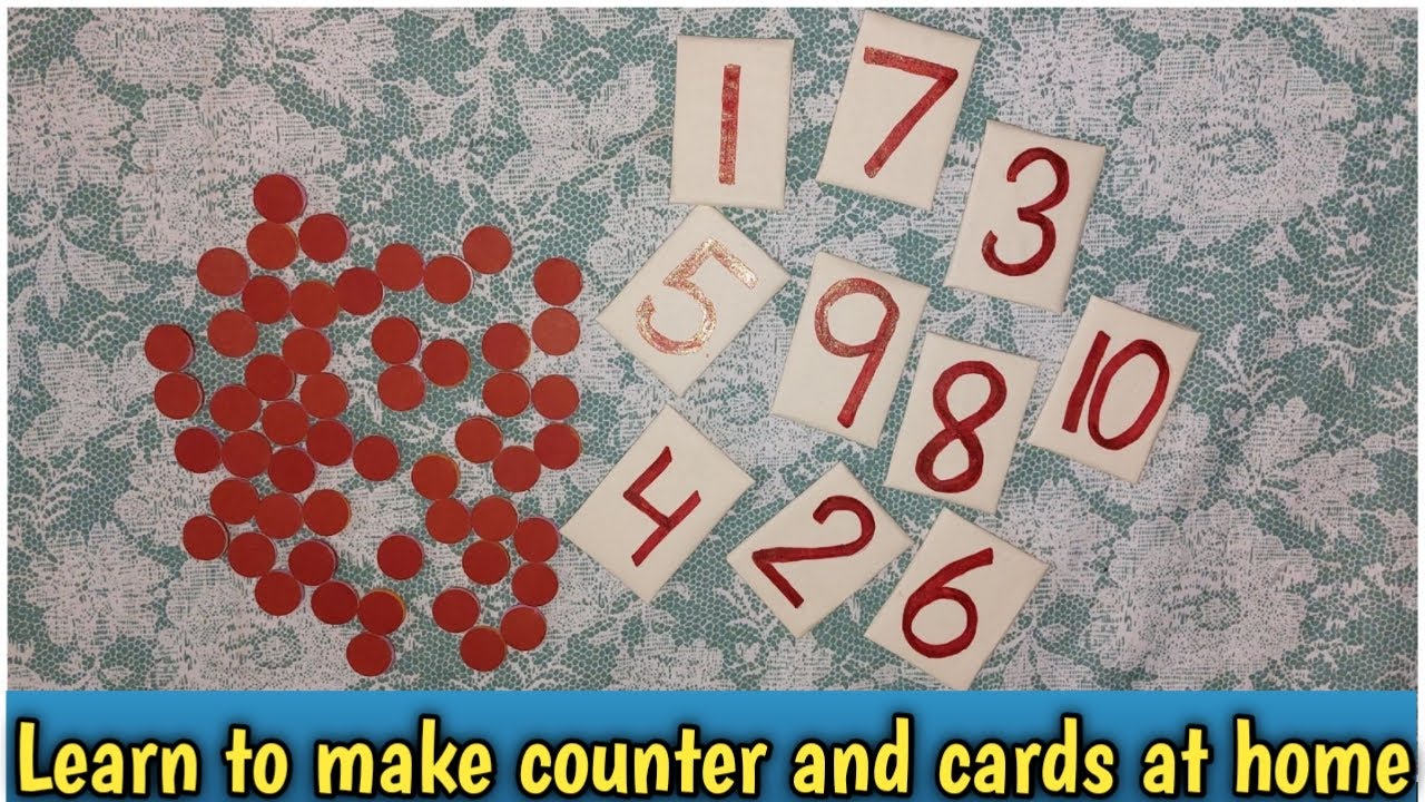 Counter and Cards | How to make counter and Cards at Home