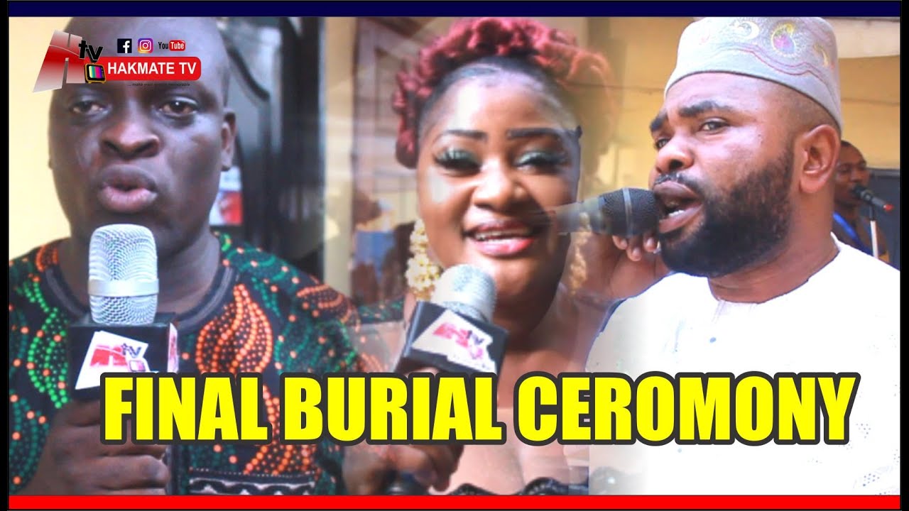ERE ASALATU, BIOLA ADEKUNLE  AT THE FINAL BURIAL CEREMONY OF ALHAJA ABEO AT YABA, EBUTE META, LAGOS
