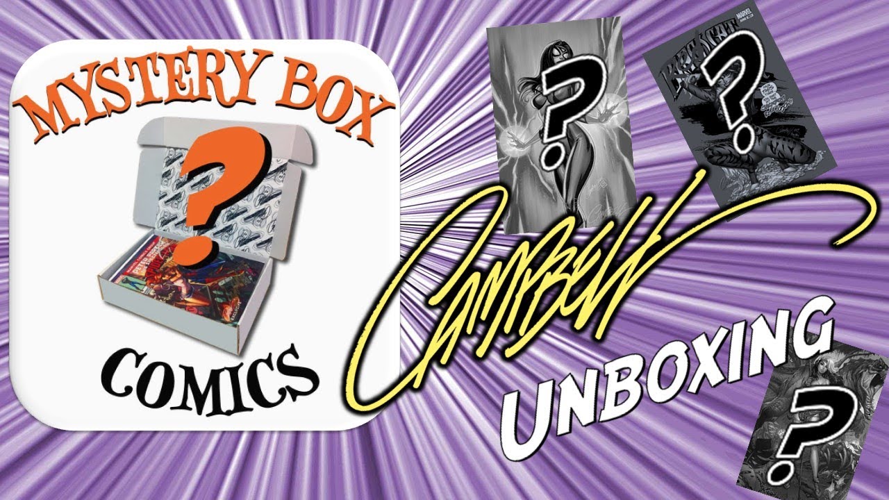 J Scott Campbell Mystery Box | Unboxing #4 | JSC | Exclusive Variants