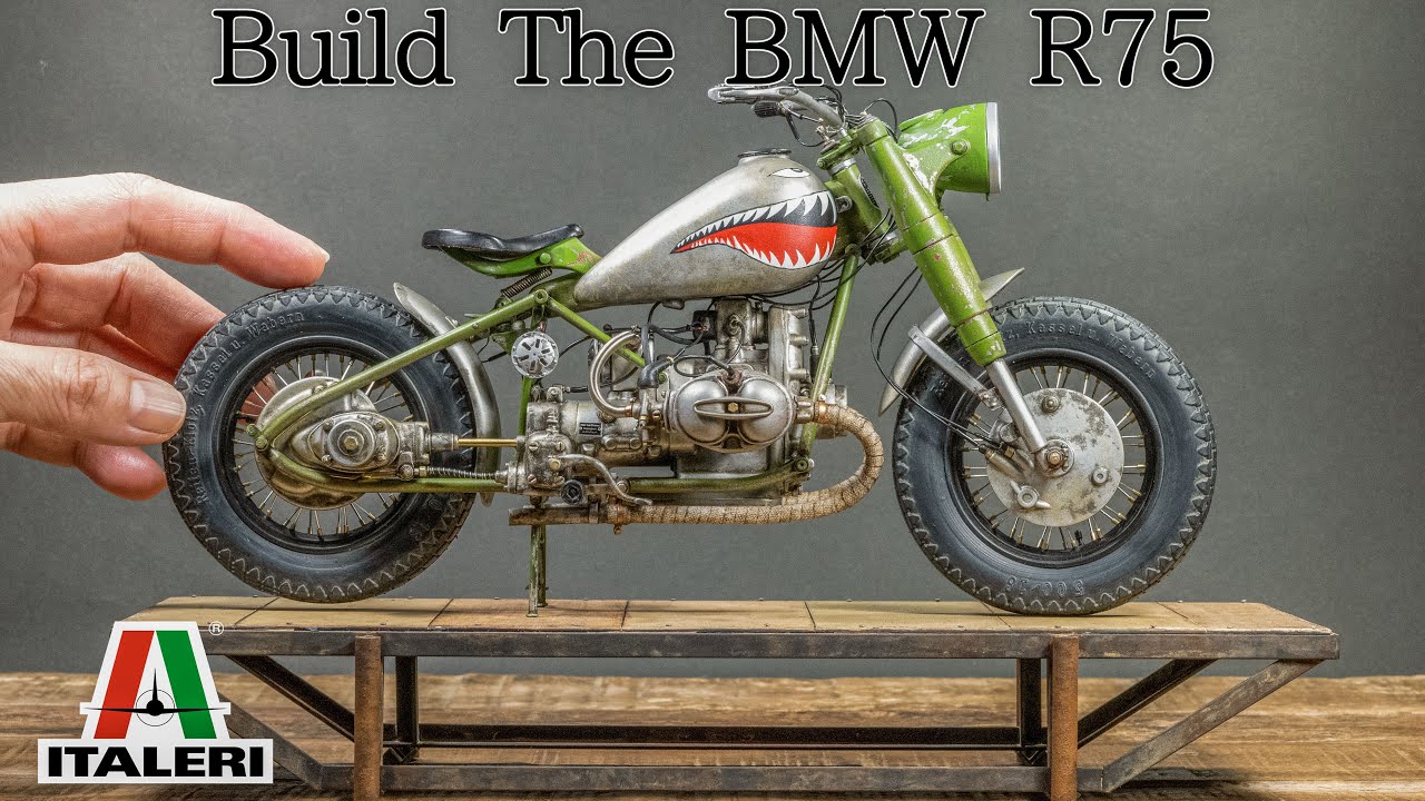 Build The ITALERI BMW R75 イタレリ BMWを作る