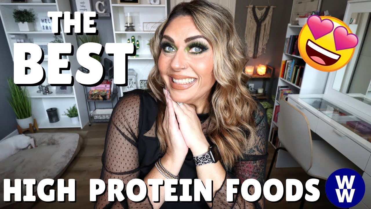 THE BEST HIGH PROTEIN FOODS!! - WHAT I EAT TO LOSE OVER 100 POUNDS AND REACH MY PROTEIN GOAL!
