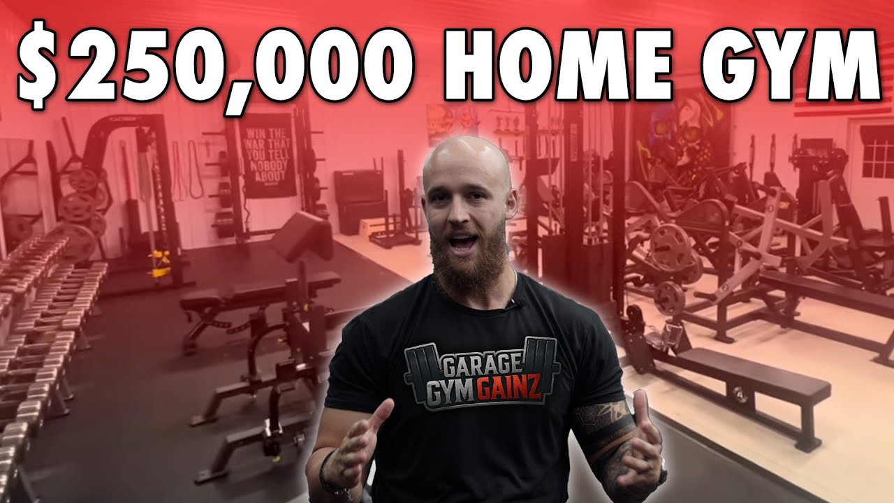 The CRAZIEST $250,000 Home Gym Tour You’ll Ever See