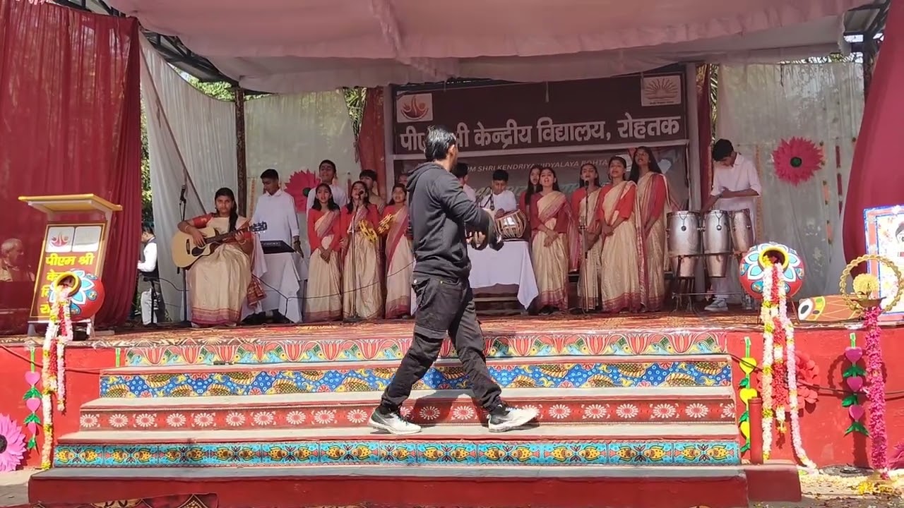 Group song annual function, KV Rohtak 