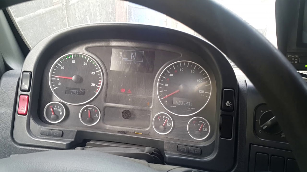 Buy or Sell a MAN Diesel Truck Model TGM 18.280, Inside and engine start