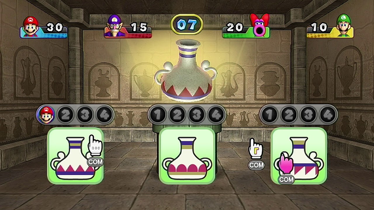 Mario Party 9 - Free-for-All Minigame - Urn It