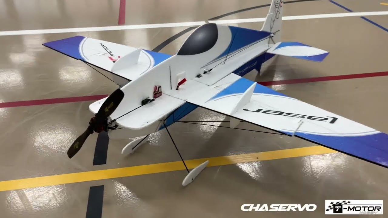 RC-Factory Laser 200 with T-Motor AM40V2 and Chaservos