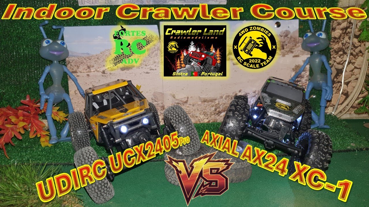 AXIAL AX24 XC-1 VS UDIRC UCX2405Pro - Crawler Land Sintra