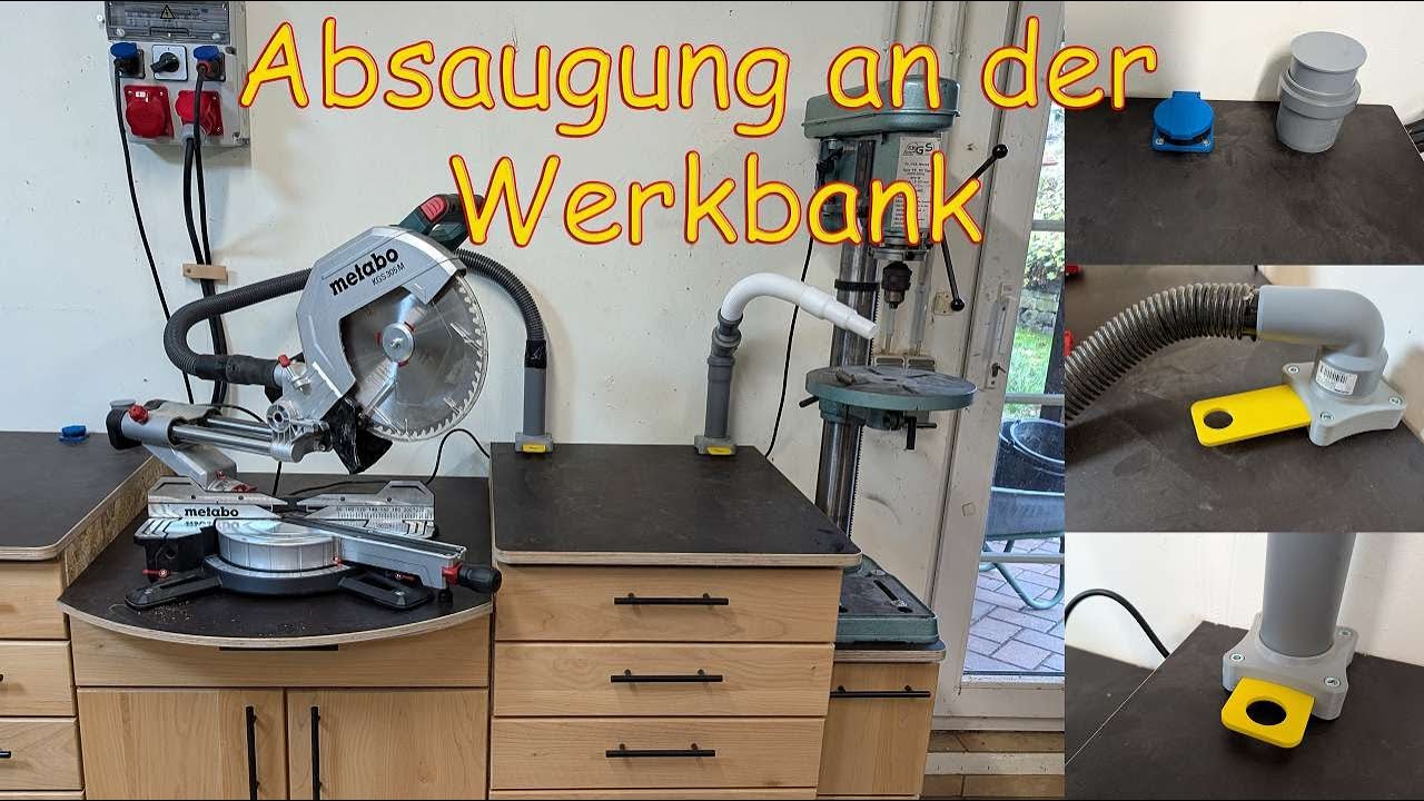 Absauganlage an der Werkbank - einfach und günstig selber bauen