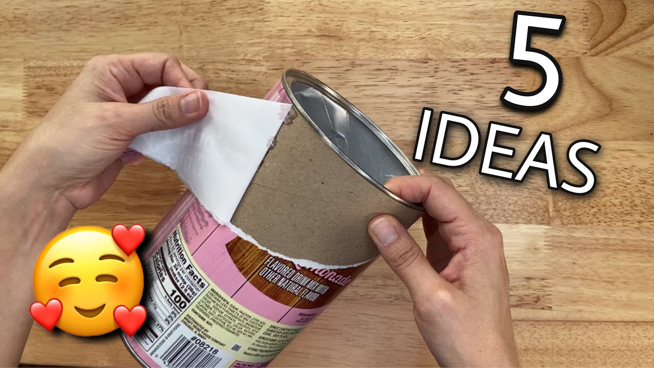 5 Manualidades Fácies😍5 Artesanatos Incríveis faça você mesmo reciclagem decoração
