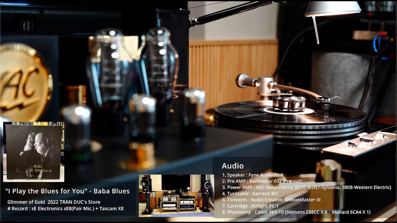 Fyne audio F1-8(Speaker), Burmester032(Preamp), VAC Renaissance 30/30(Poweramp) / Baba Blues
