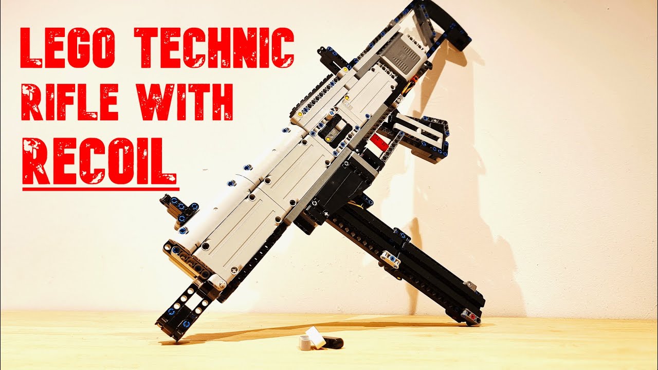 Винтовка LEGO Technic с отдачей!!! + бесплатная инструкция