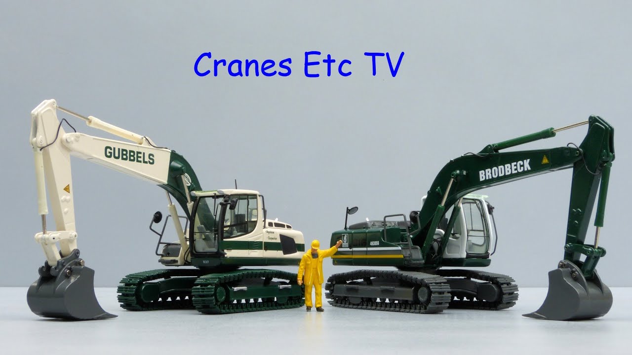 NZG Liebherr R 916 Crawler Excavator 'Gubbels' / 'Brodbeck' by Cranes Etc TV