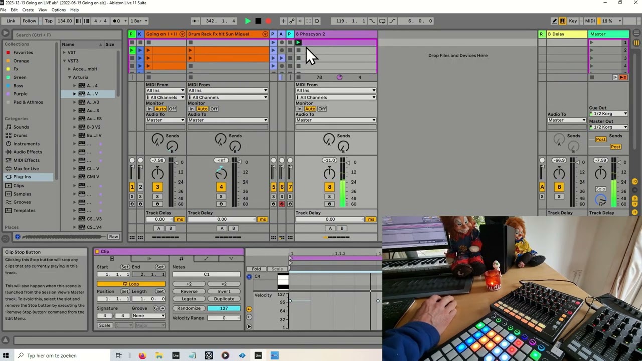 How to :Phoscyon 2 external modus + Automation of extra parameters on Novation Launchcontrol XL