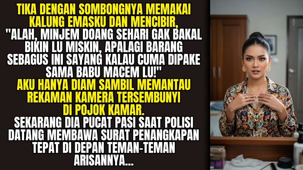 Ipar Curi KALUNG EMAS Menantu Buat Pamer Di Arisan, Pucat Saat POLISI Bawa Surat Penangkapan!