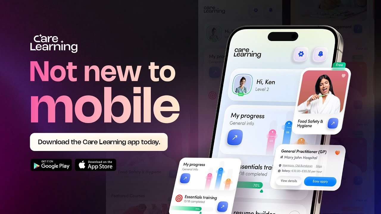 Not new to mobile.Just better thought through.Learning that feels easy from the first tap