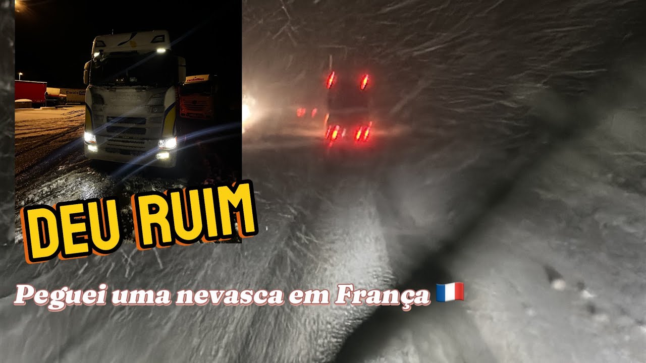 Deu ruim Peguei uma nevasca em França 🇫🇷 (primafrio)