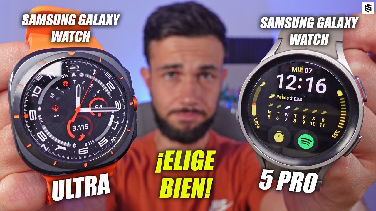 LA VERDAD!🔥Samsung GALAXY WATCH ULTRA vs GALAXY WATCH 5 PRO