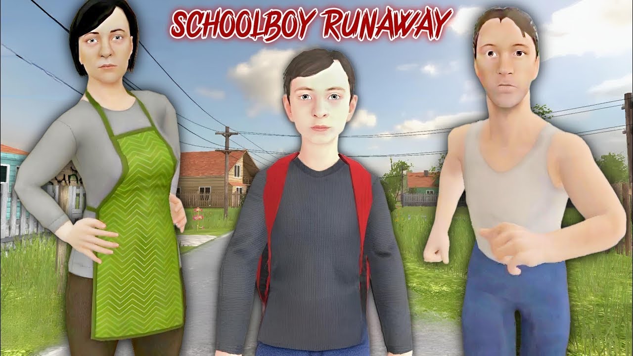 ESCAPANDO DE LOS PEORES PADRES !!! Schoolboy Runaway