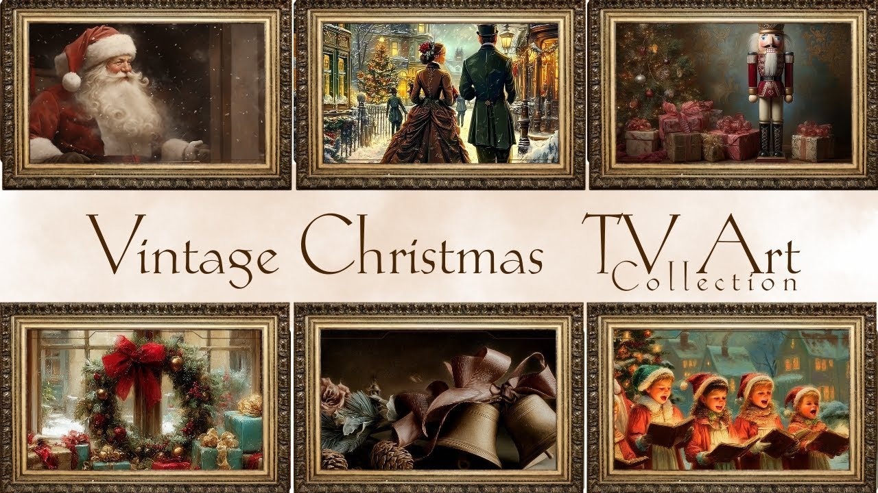 Vintage Christmas Pictures Collection🎄 Classic Holiday Screensaver Live | Starfield Gallery