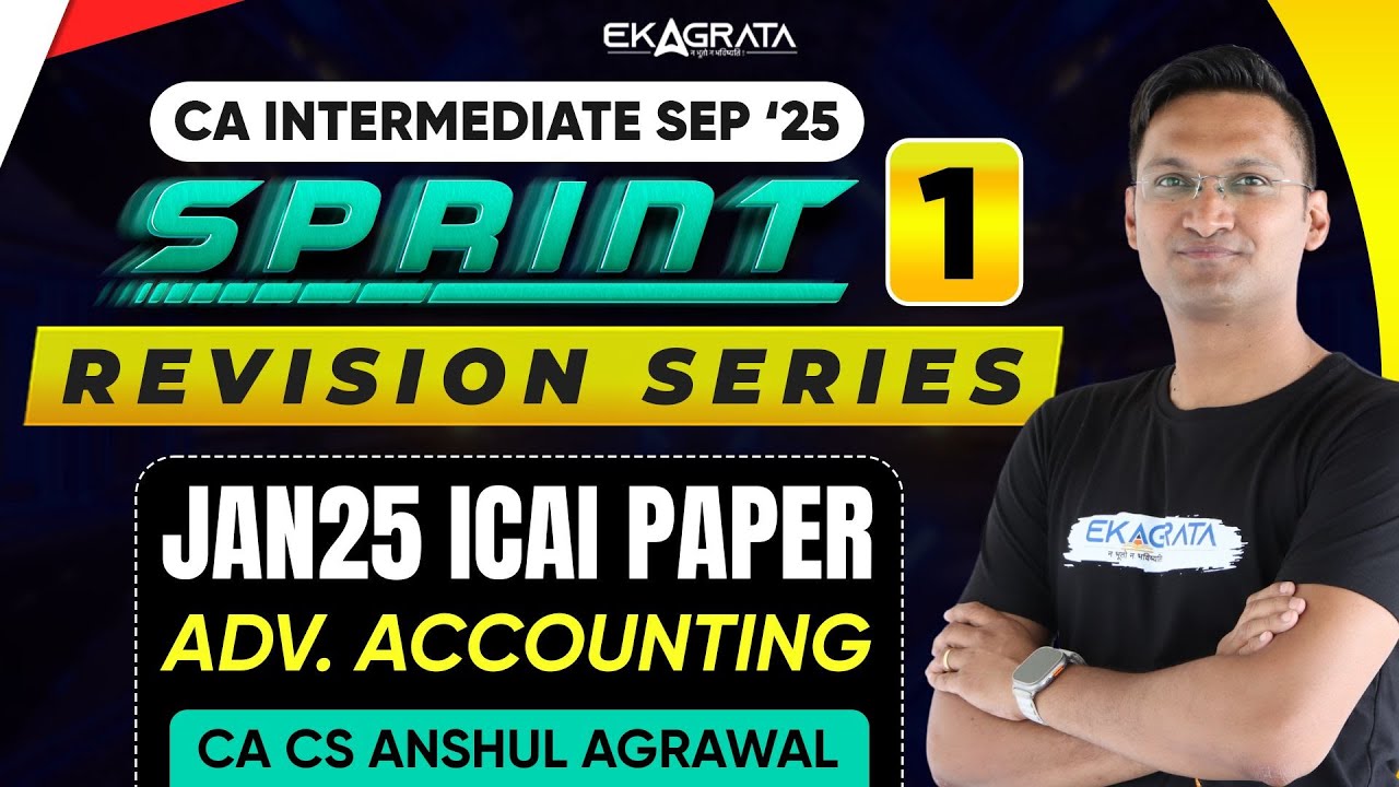 CA Inter Advanced Accounting Revision | MCQ PRACTISE SESSION (Jan 2025 ICAI Paper) By CA CS Anshul